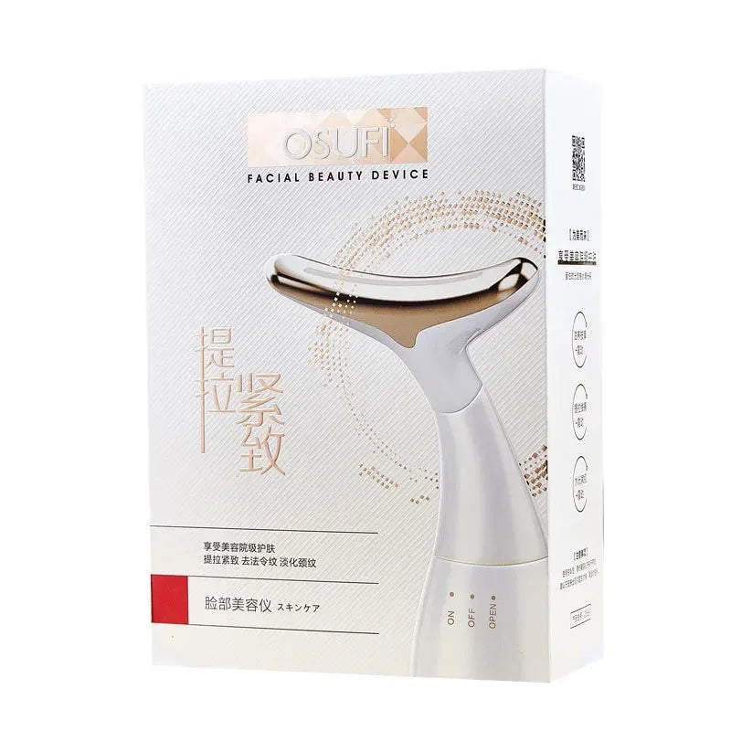 Facial Neck Massage Instrument Lifting Jawline Skin Tightening Low Frequency Massager Mini Galvanic Face Lifting Slim Face Care