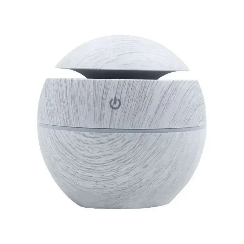 2024 New Woodgrain Vase Humidifier USB Car Office Home Color Night Light Super Silent Humidifier Holiday Gift for Friends